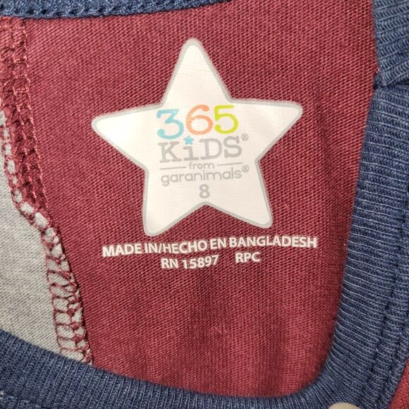 365 kids boys size 8 Dino academy tee shirt - Picture 2 of 2